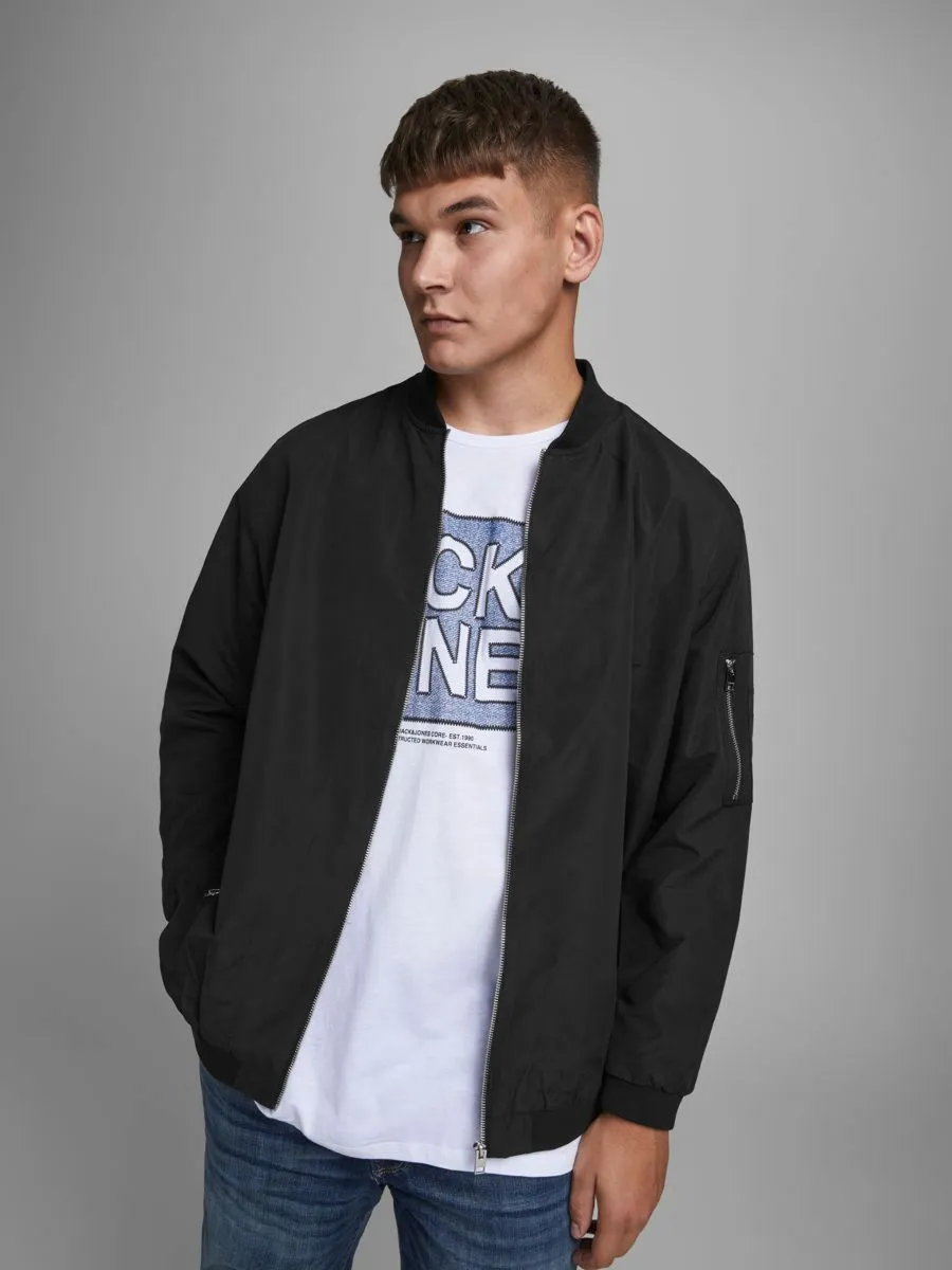 +  CAPISPALLA Uomo JACK&JONES 12173990 RUSH BOMBER BLACK