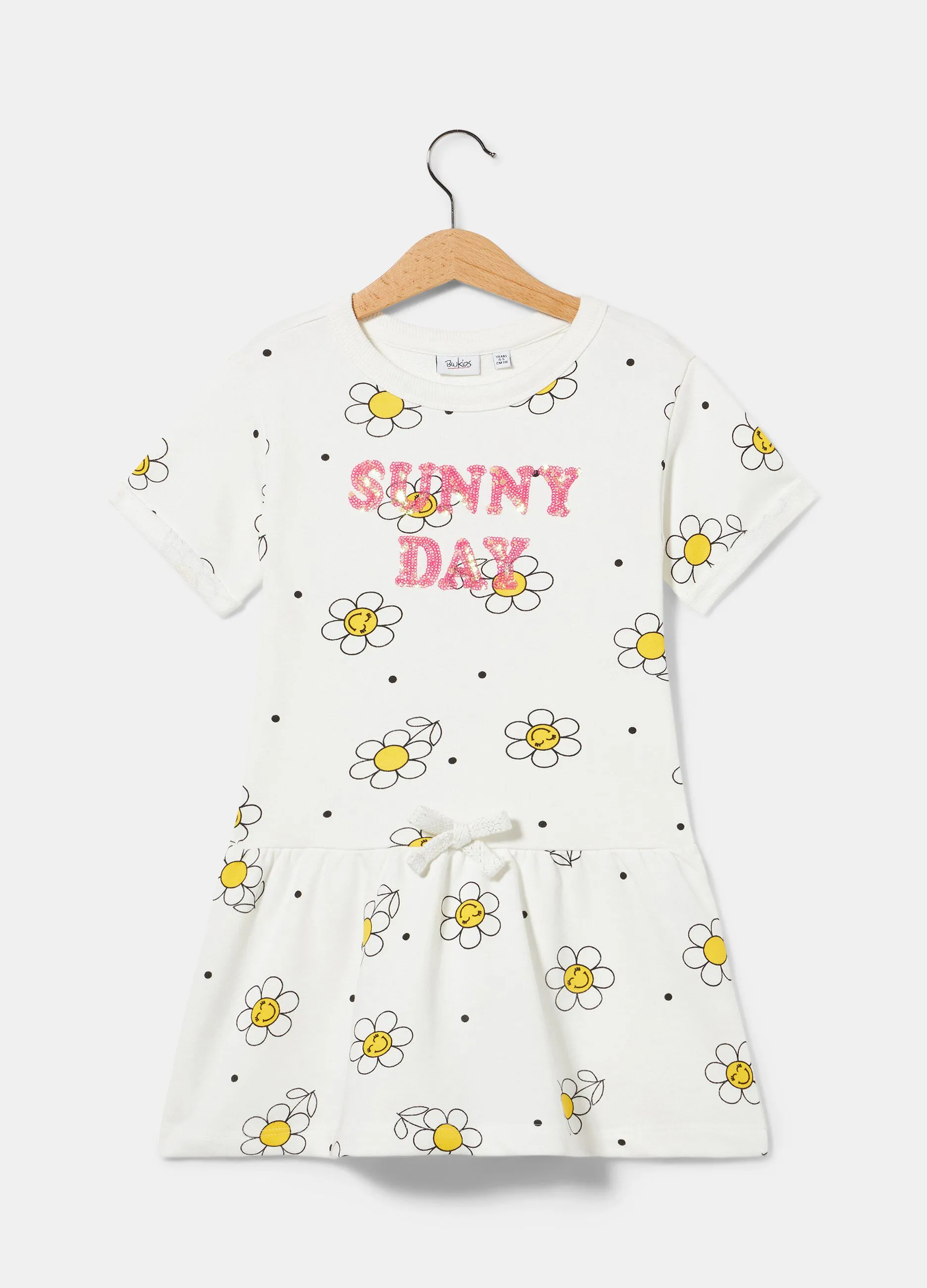 Abito in felpa di cotone bambina