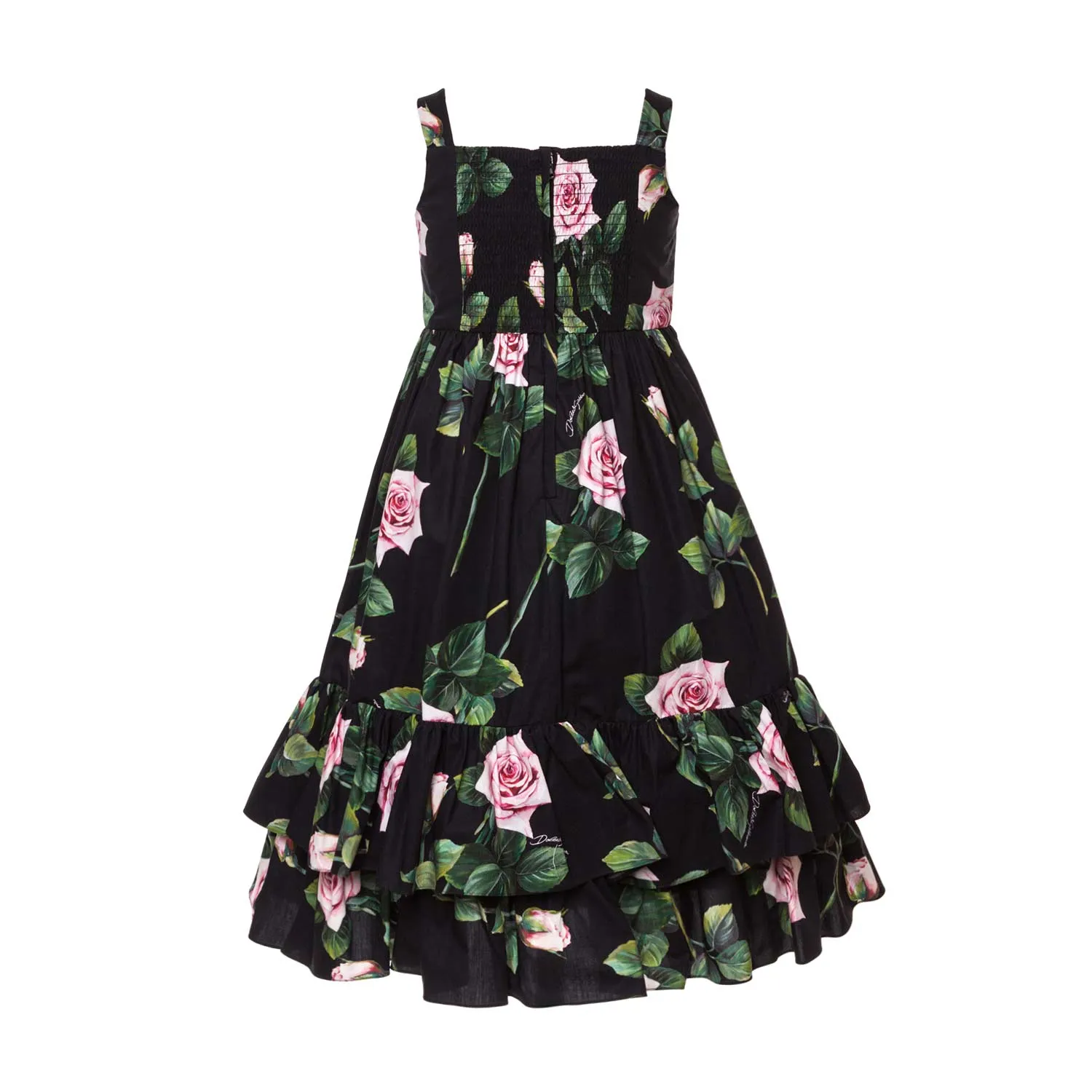 Abito Nero Rose Bambina