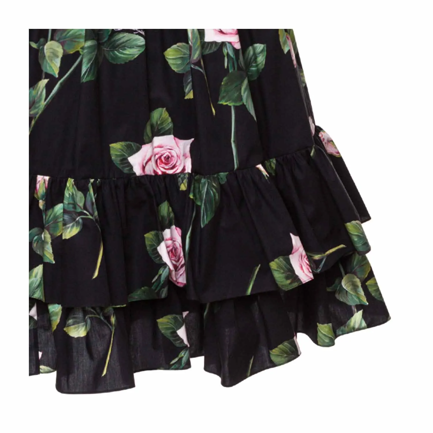 Abito Nero Rose Bambina