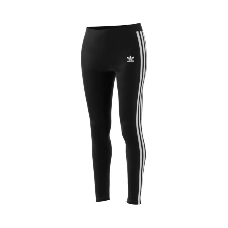 ADIDAS ORIGINALS DONNA PANTALONE NERO TIGHT ADICOLOR CLASSIC 3-STRIPES