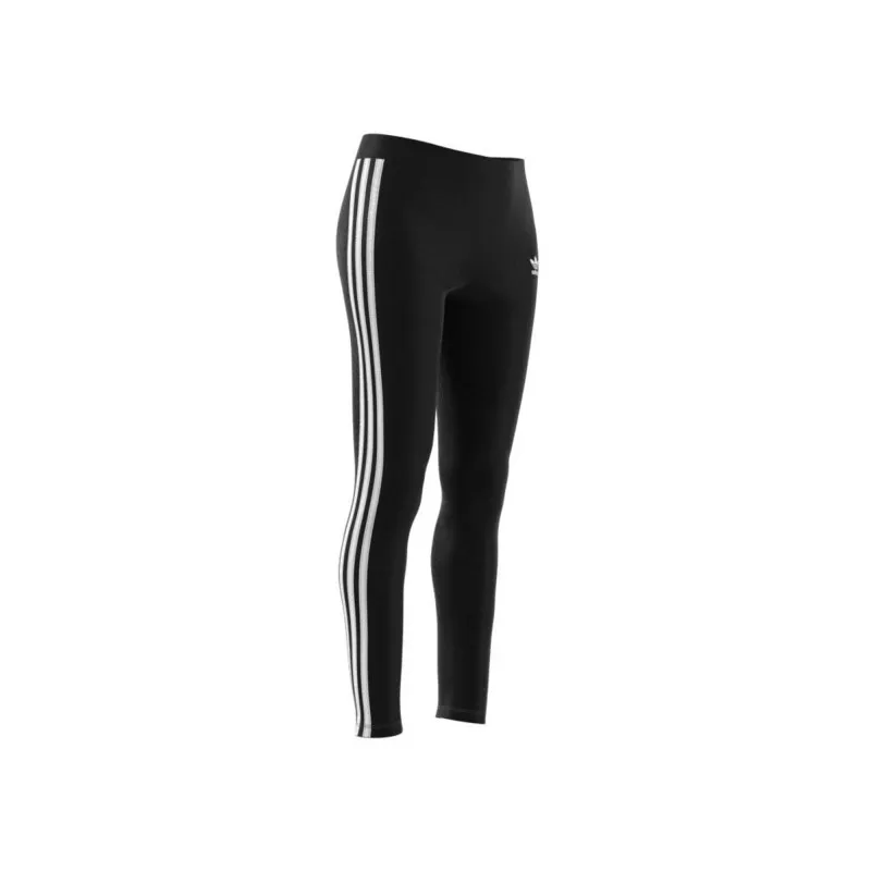 ADIDAS ORIGINALS DONNA PANTALONE NERO TIGHT ADICOLOR CLASSIC 3-STRIPES