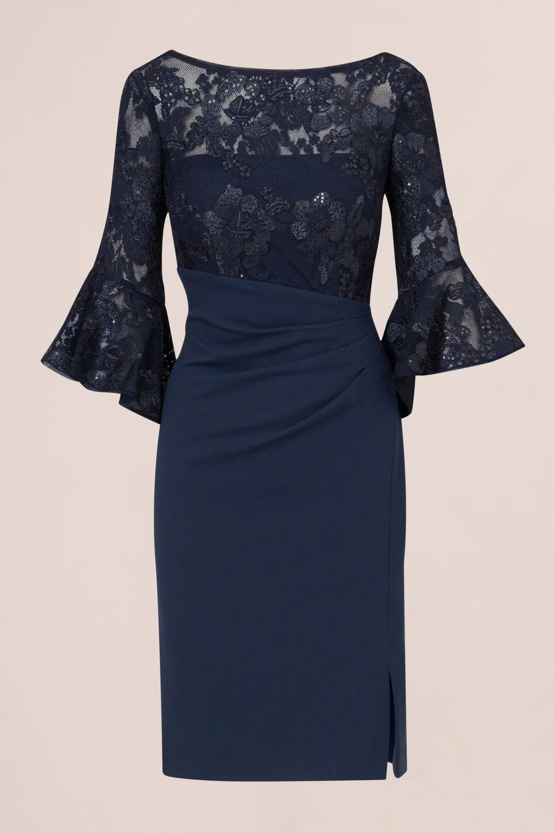 Adrianna Papell Blu - Floreale Pizzo - Combo - Abito