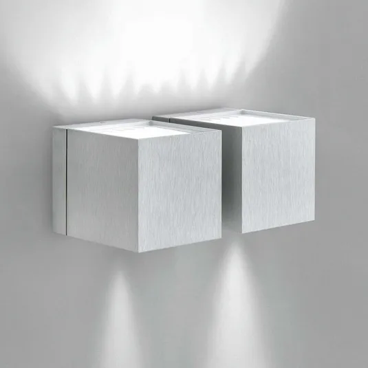 Applique Dau up-down alluminio 2 luci