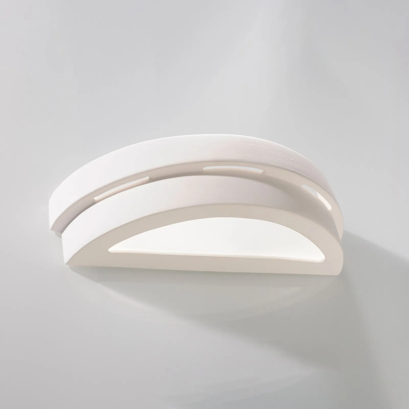 Applique Tavern di ceramica, up/down, bianco
