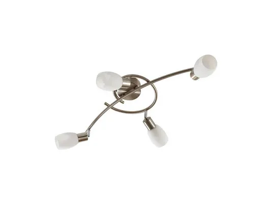 Arda 4 Plafoniera L65 Stainless Steel/Opal - Lindby | Acquista online