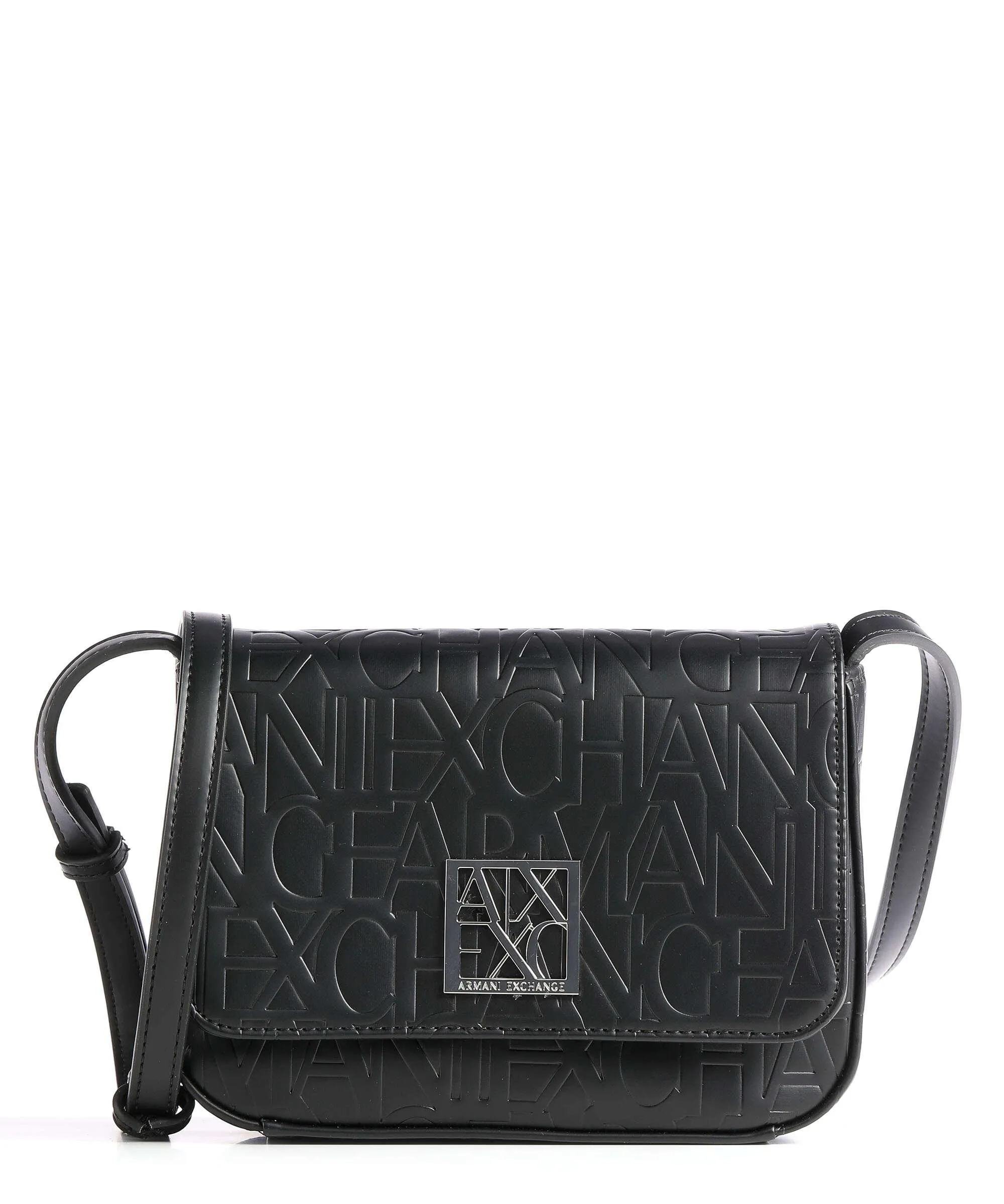  Armani Exchange Liz M Borsa a tracolla pelle sintetica nero  
