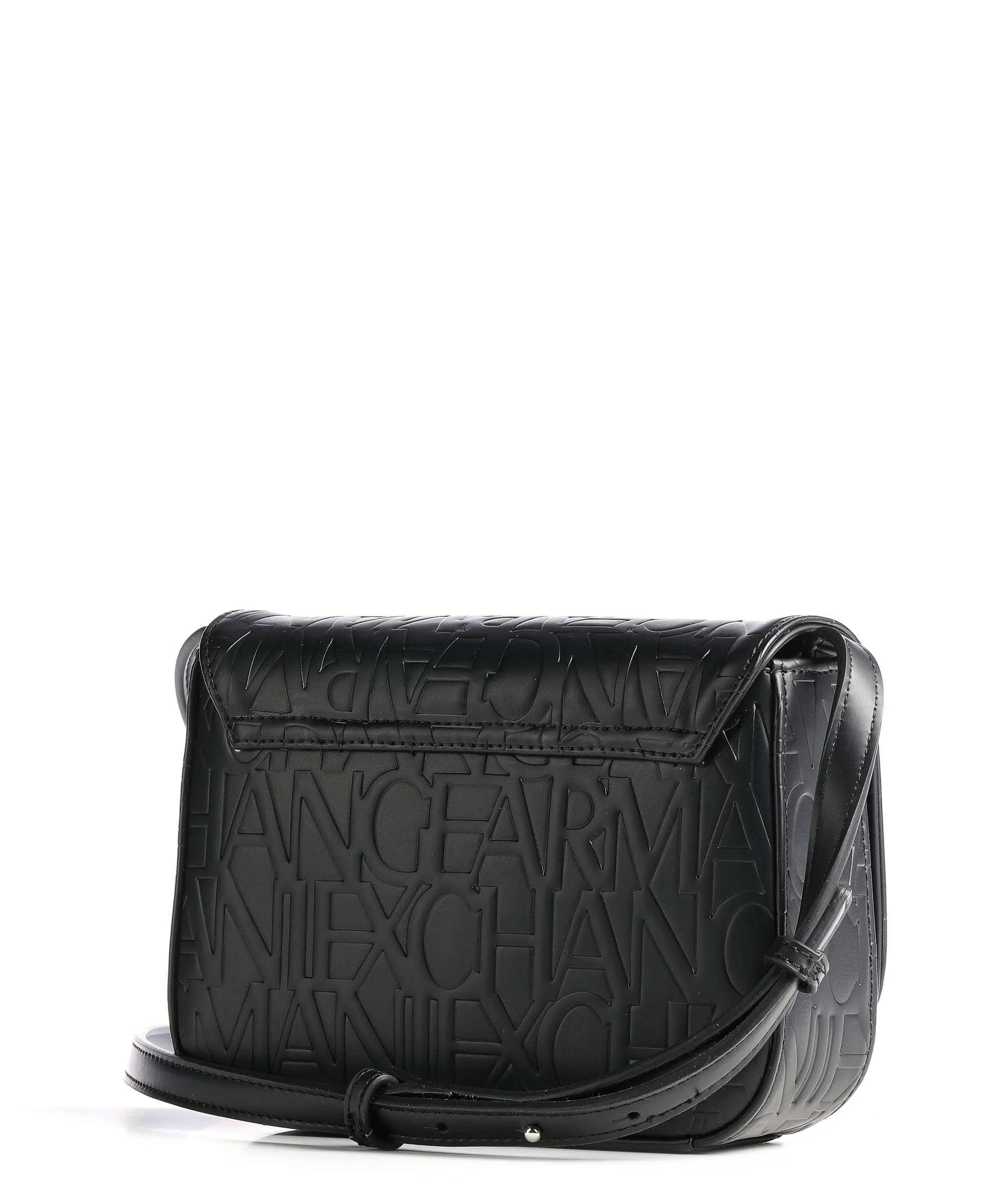  Armani Exchange Liz M Borsa a tracolla pelle sintetica nero  