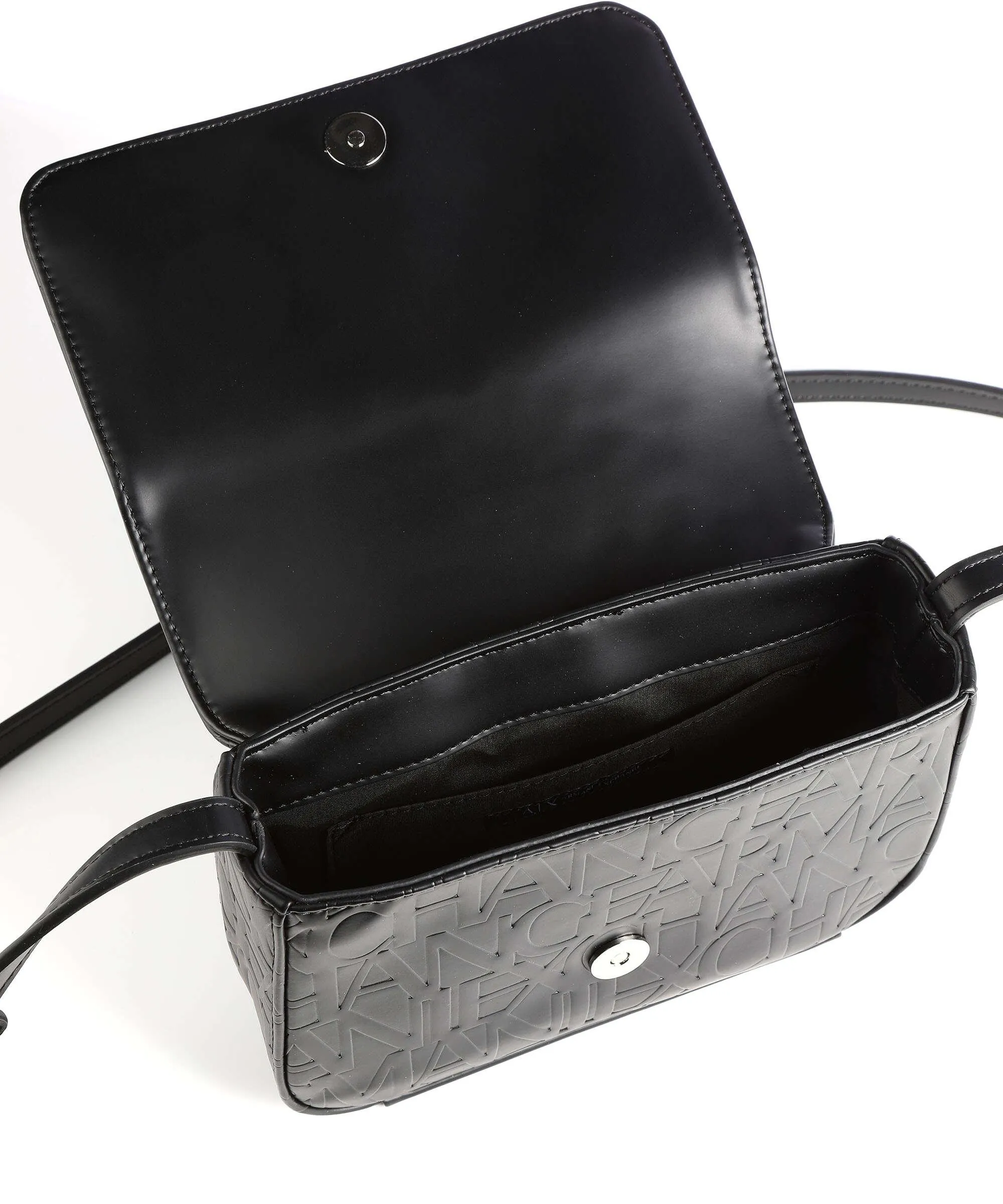 Armani Exchange Liz M Borsa a tracolla pelle sintetica nero  