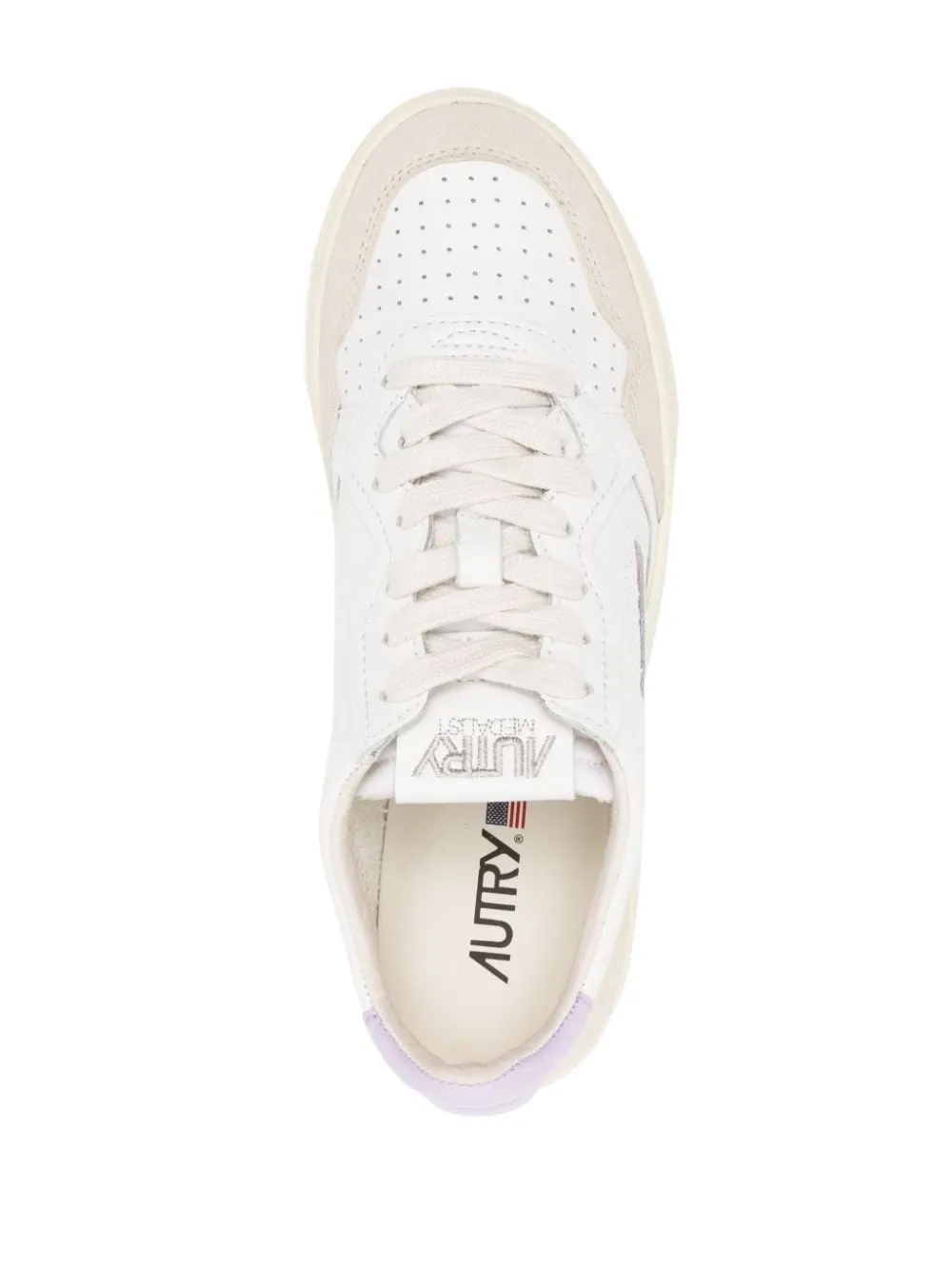Autry Scarpa Bianco Lilla Donna Medalist Low