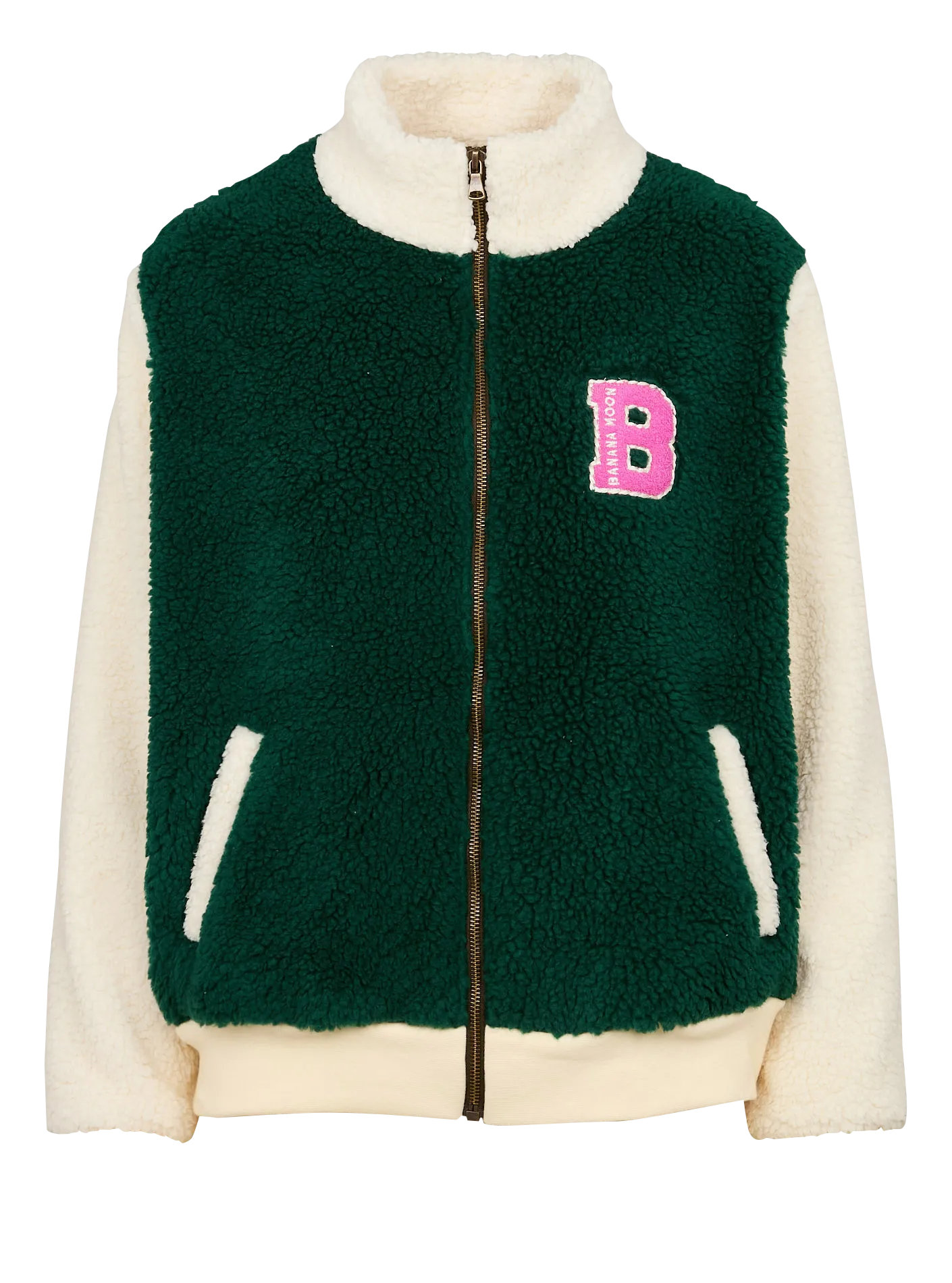  BANANA MOON   MONTEBELLO BERK - Felpa dritta con collo alto | Verde