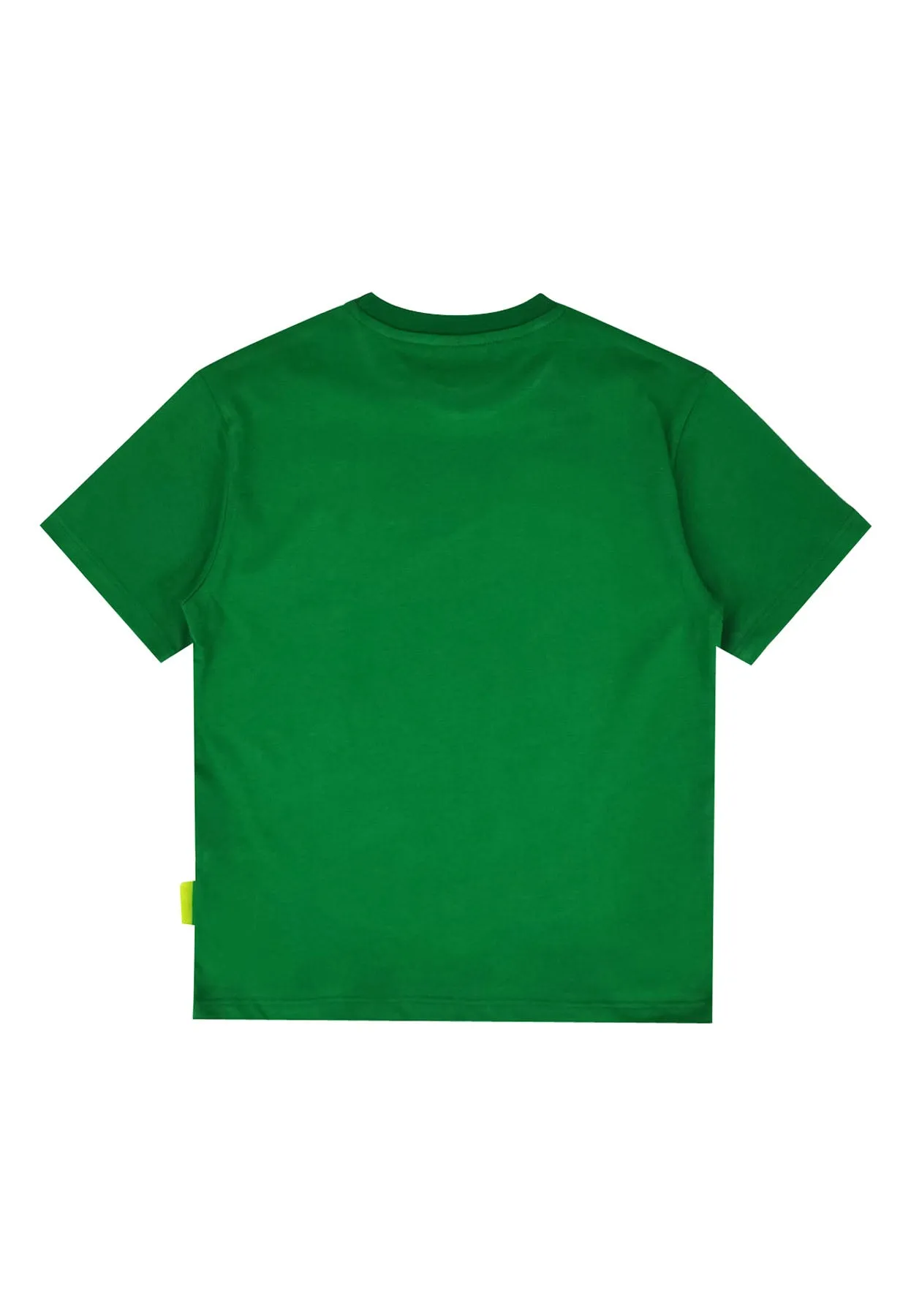 Barrow t-shirt verde bambino in cotone