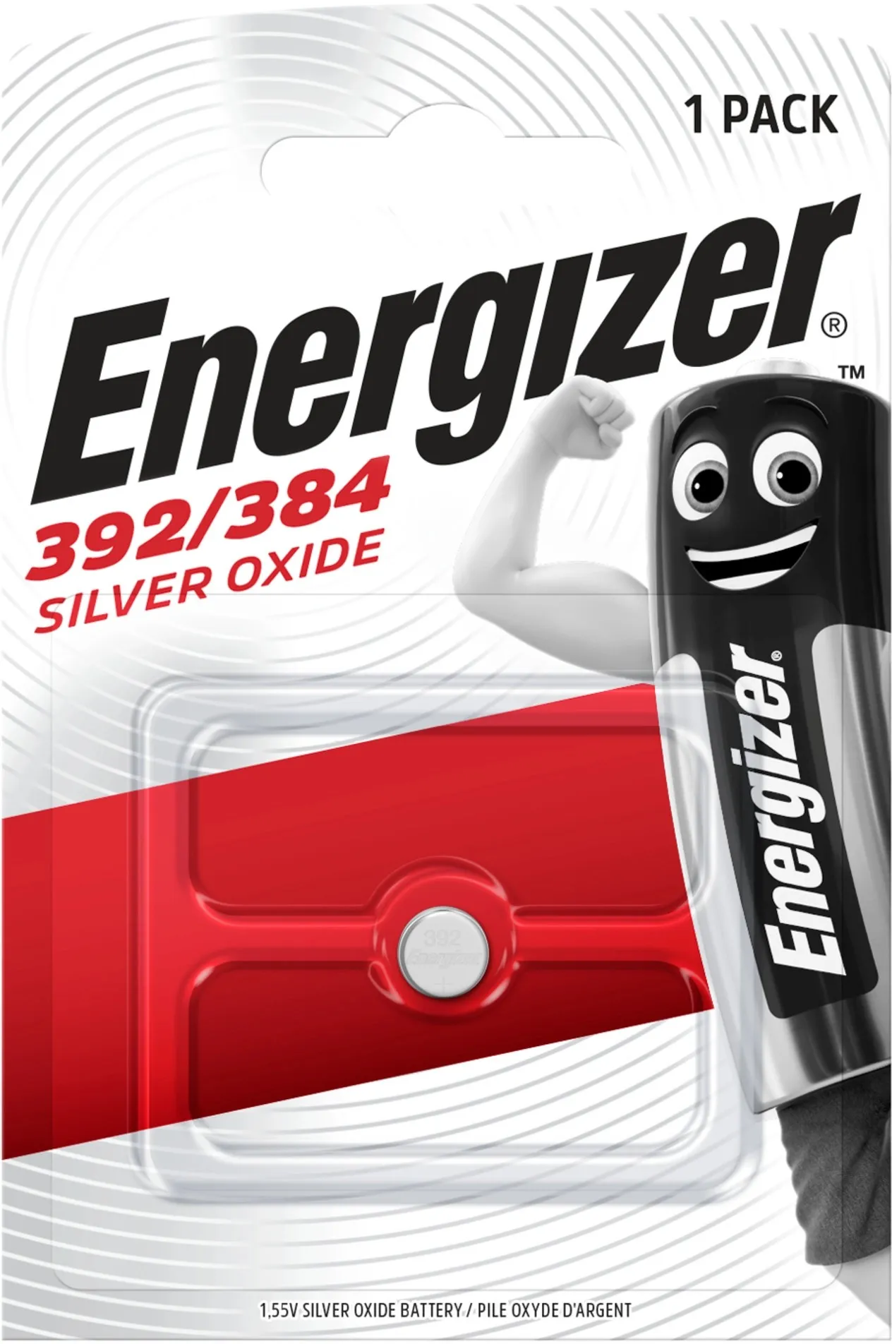 Batteria a bottone Energizer ossido d'argento 392/384 SR41 1,5 V 1 pz