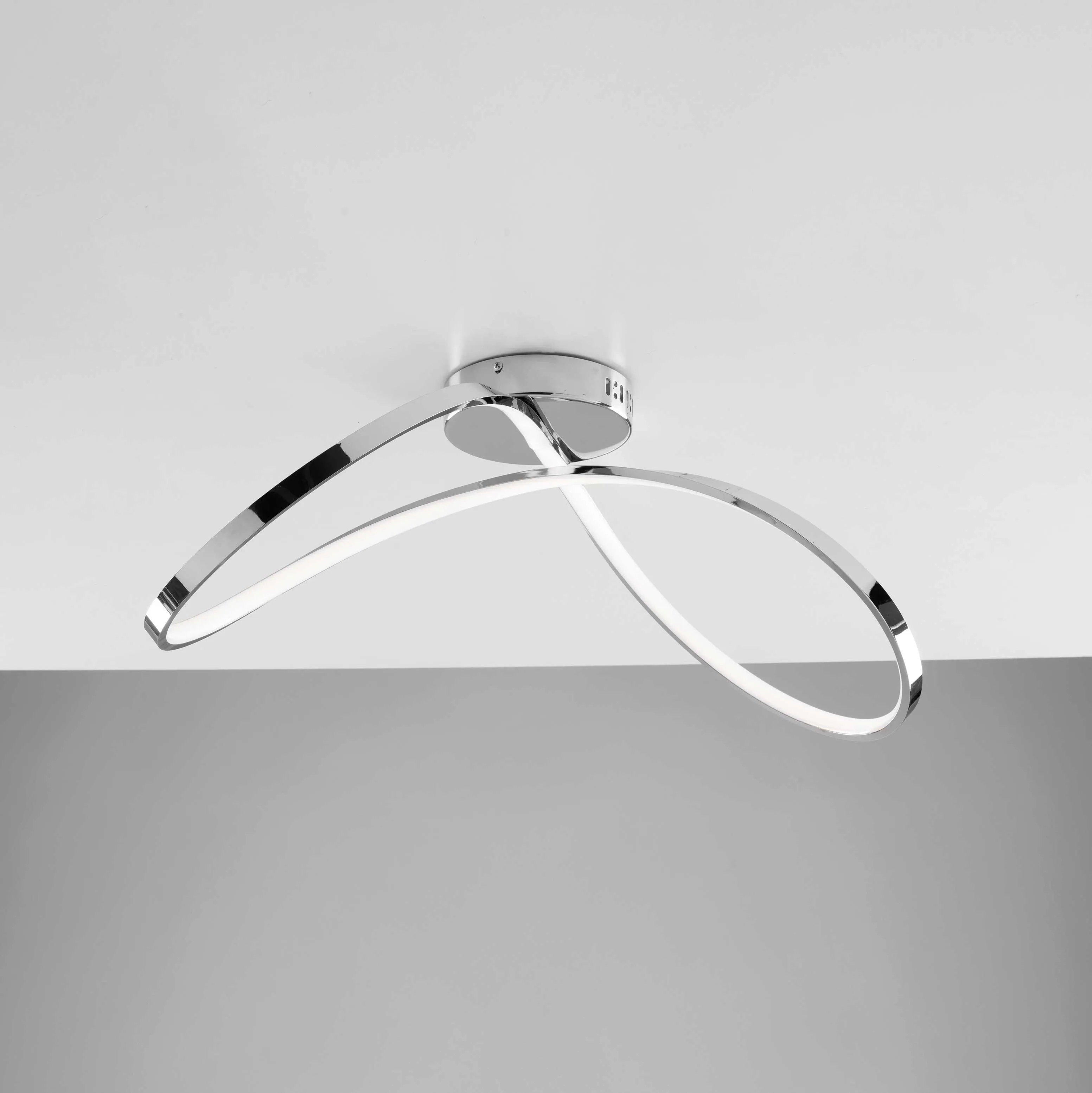 Be Light  Plafoniera a soffitto a LED con struttura in alluminio dalle linee moderne Infinity - 45W - 4000k Luce Naturale