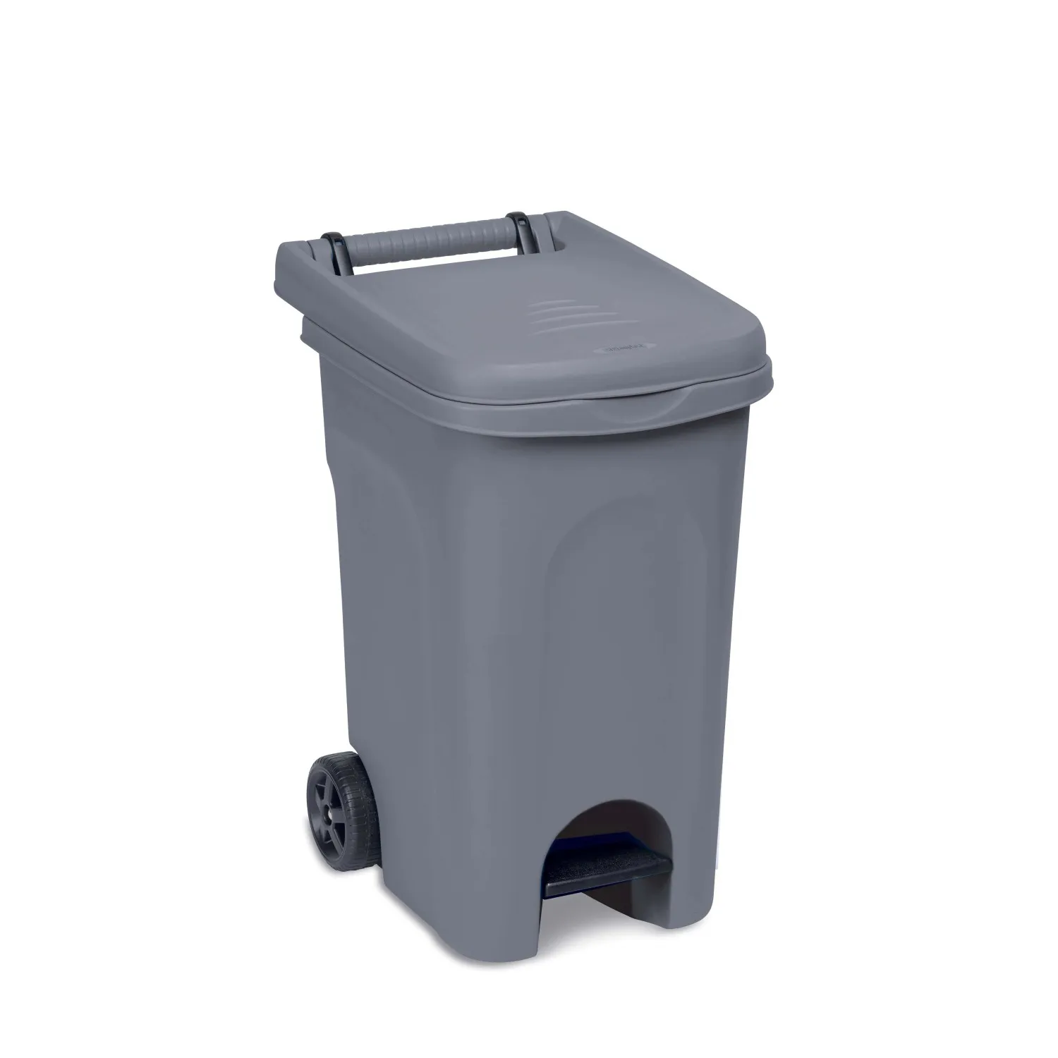 Bidone spazzatura carrellato con pedale Urban Eco System 60 l grigio fumo