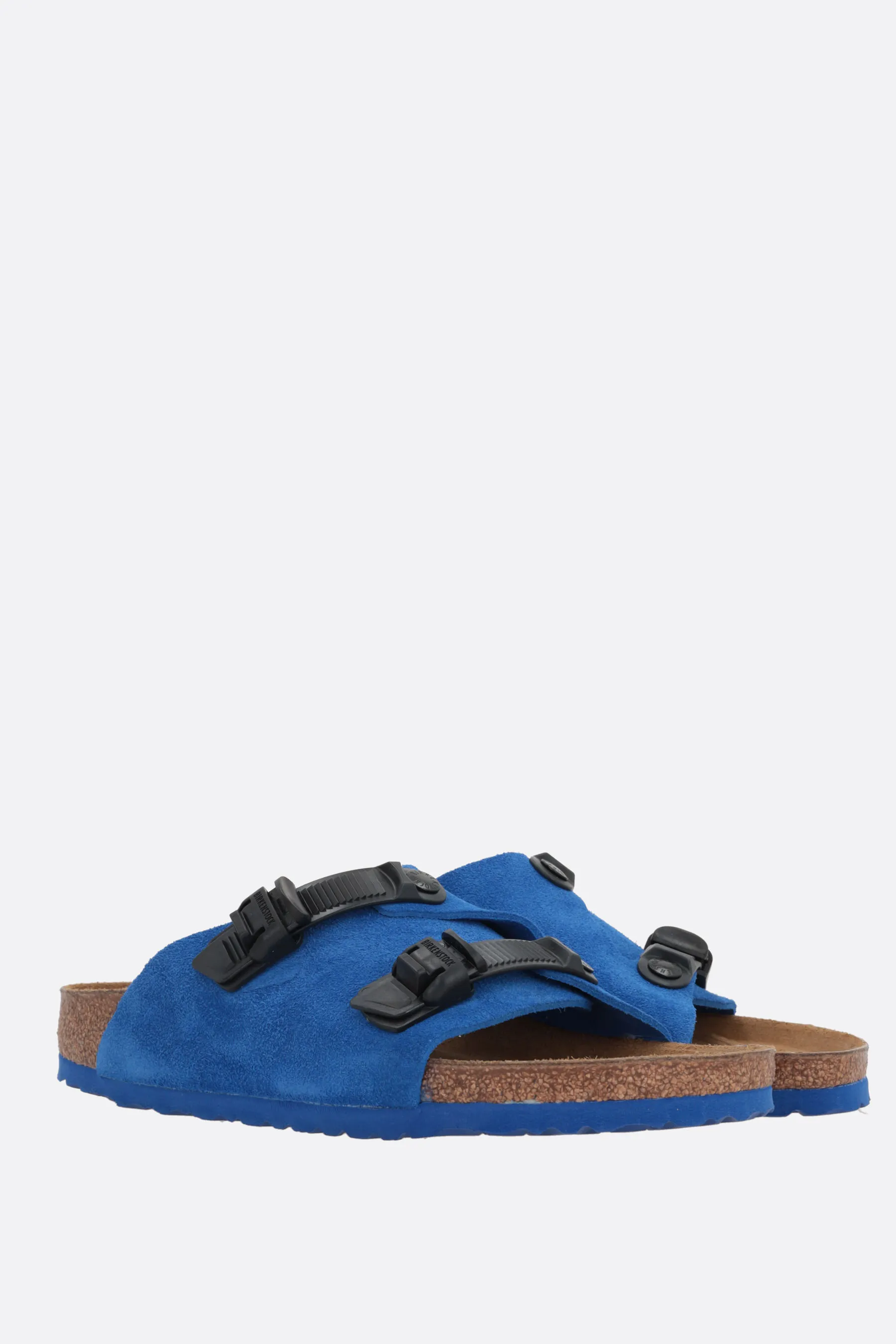 BIRKENSTOCK sandalo flat Zürich Tech in suede (Narrow Fit)