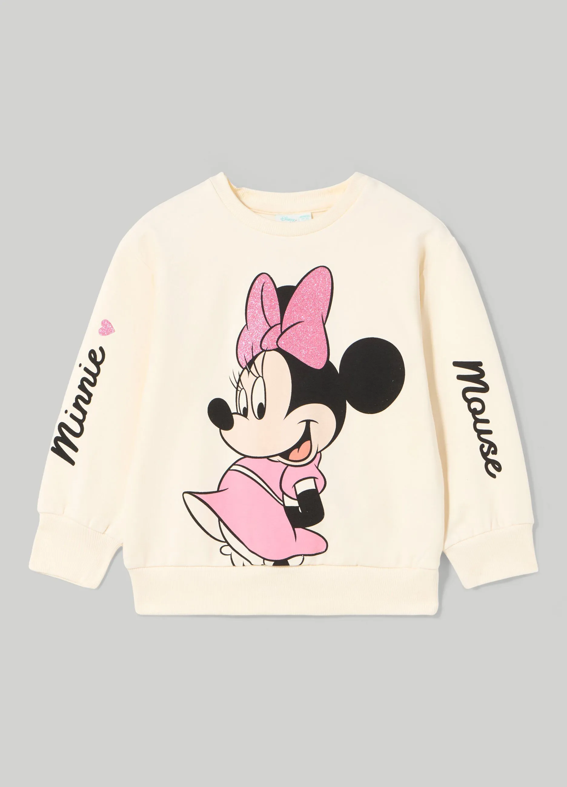 BLUKIDS  Felpa in cotone elasticizzato con stampa neonata