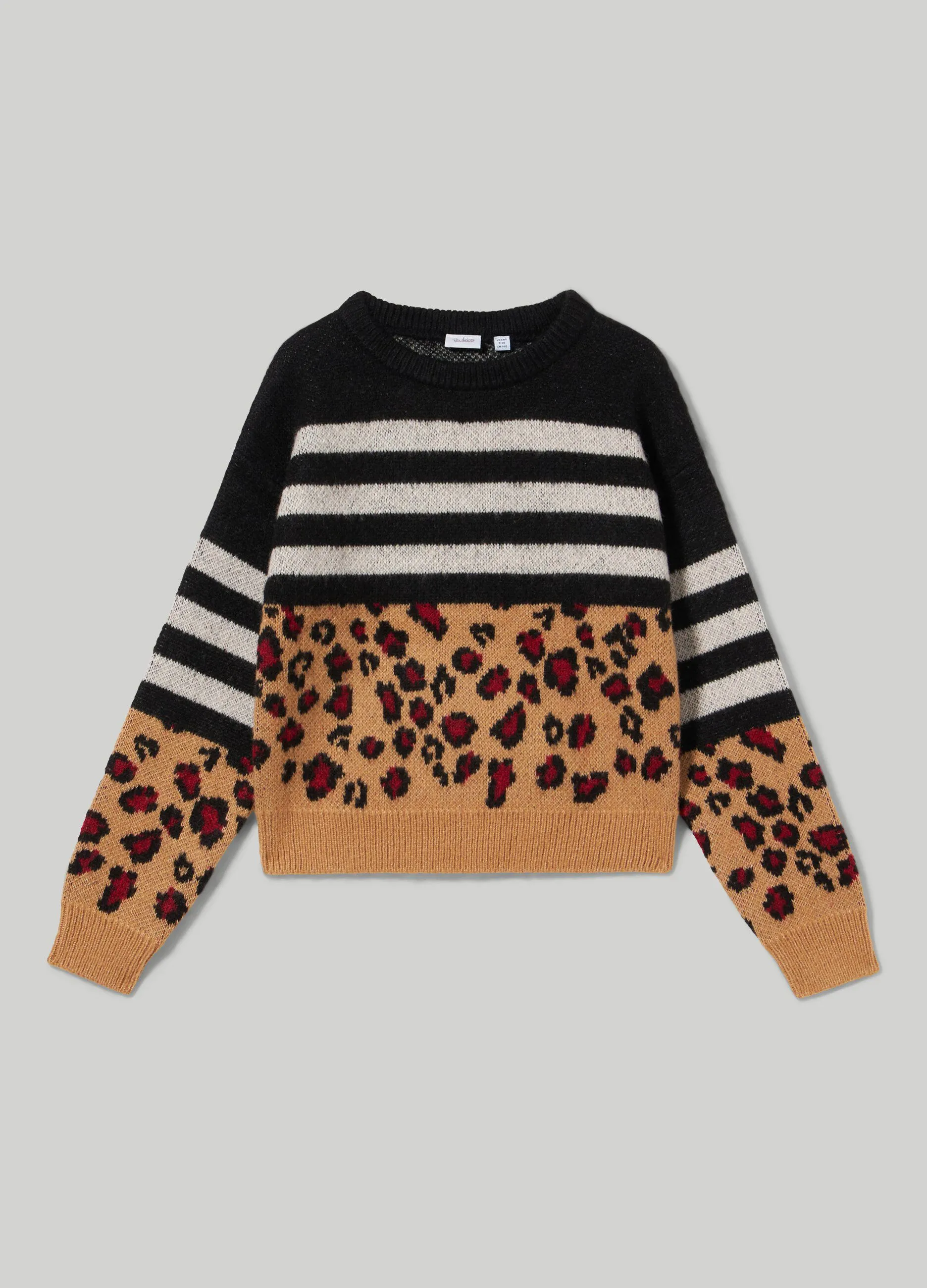 BLUKIDS  Tricot in jacquard ragazza