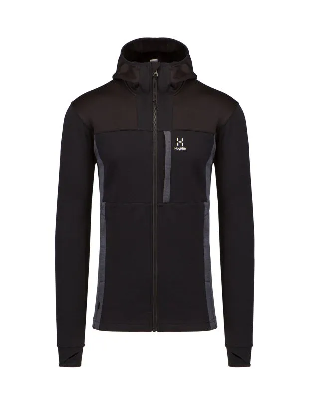 Bluza HAGLOFS VASSI MID HOOD 605051-2ct-true-black-magnetite