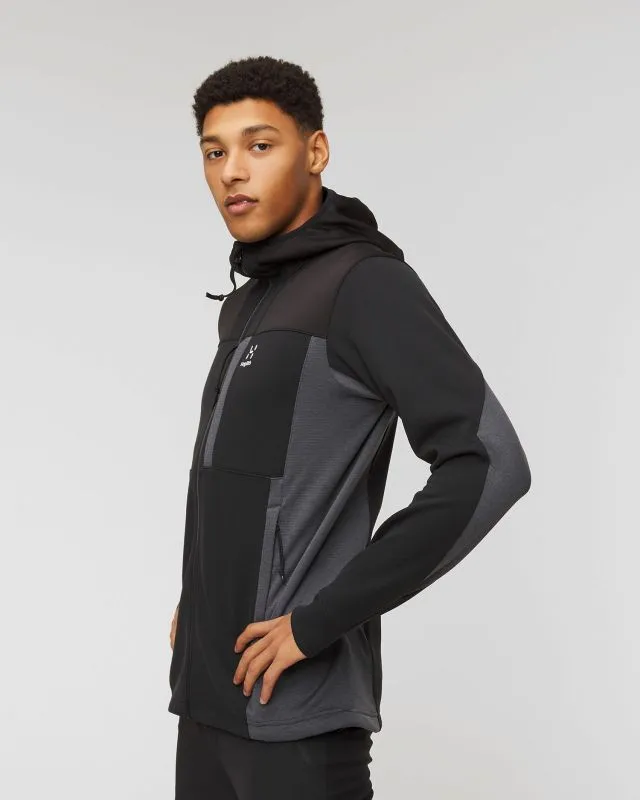 Bluza HAGLOFS VASSI MID HOOD 605051-2ct-true-black-magnetite
