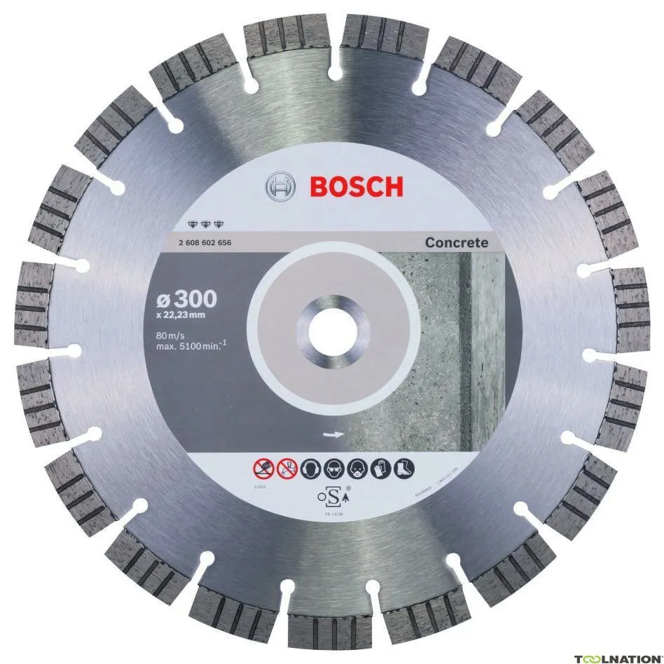 Bosch Professional Accessori 2608602656 Disco Best Concrete 300x22.23
