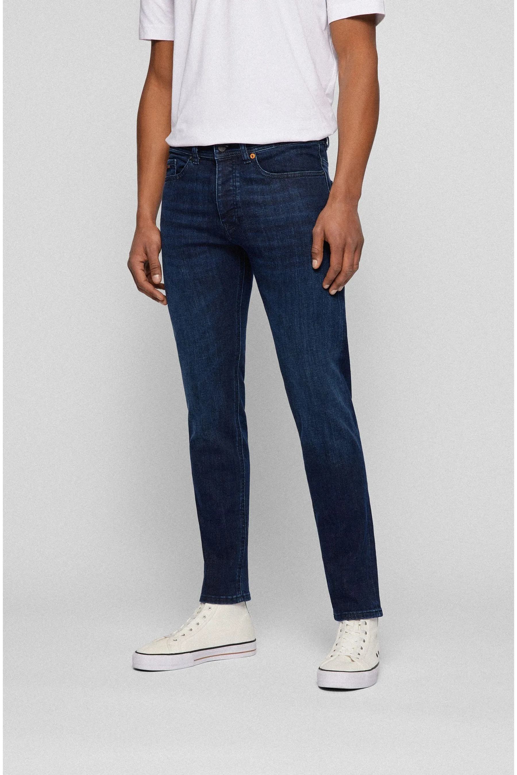 BOSS regular  - Denim Jeans elasticizzata comoda in fondo    