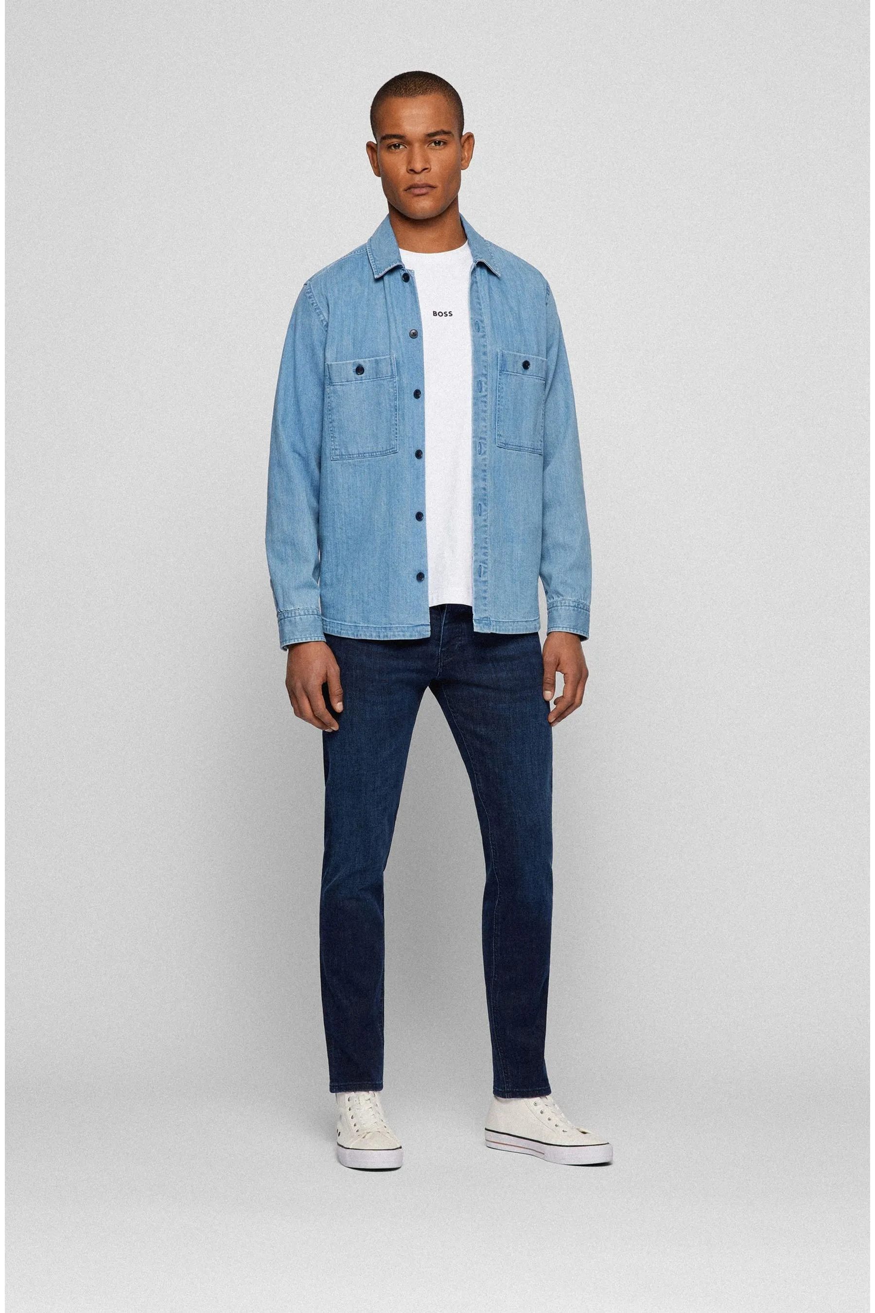 BOSS regular  - Denim Jeans elasticizzata comoda in fondo    