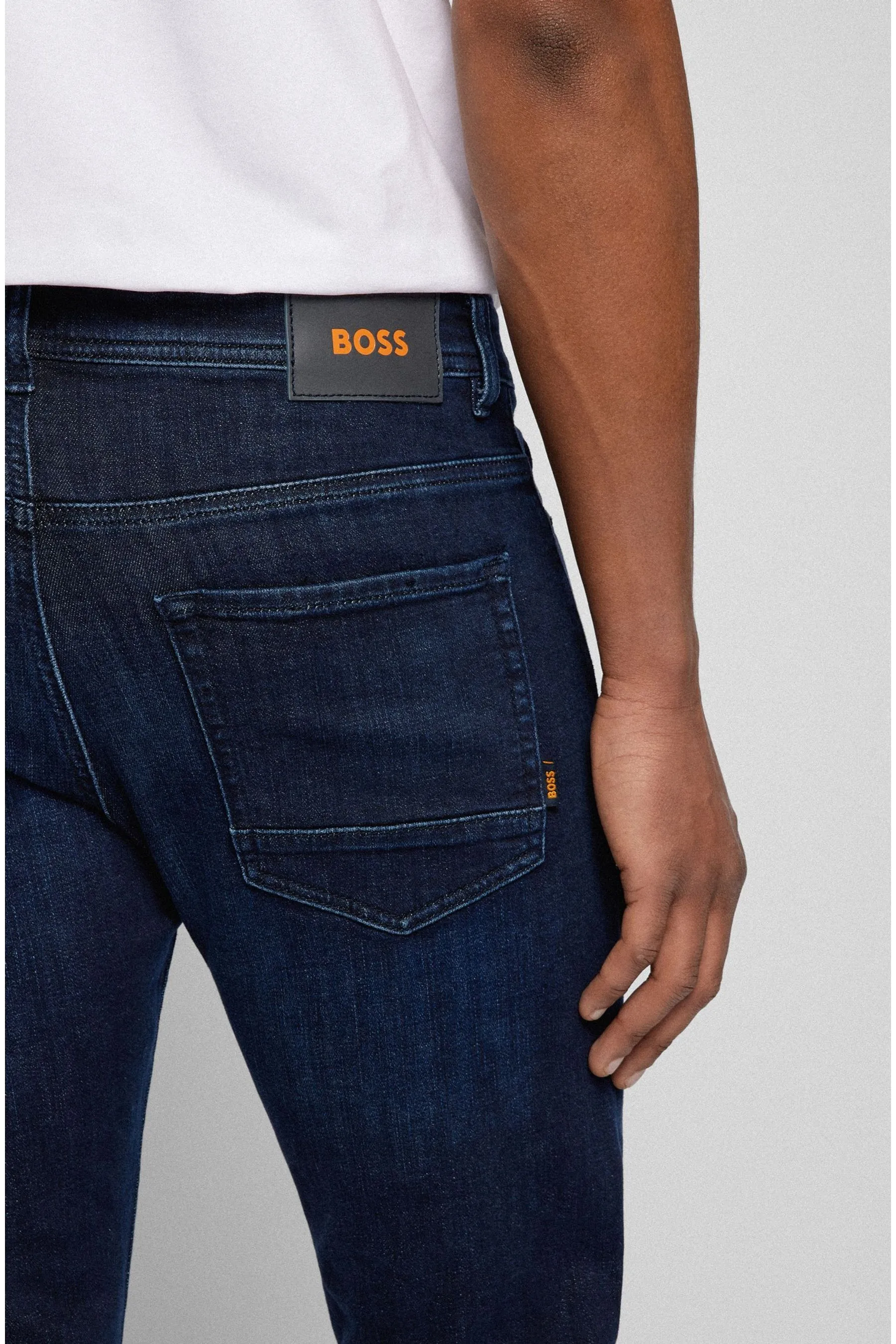 BOSS regular  - Denim Jeans elasticizzata comoda in fondo    