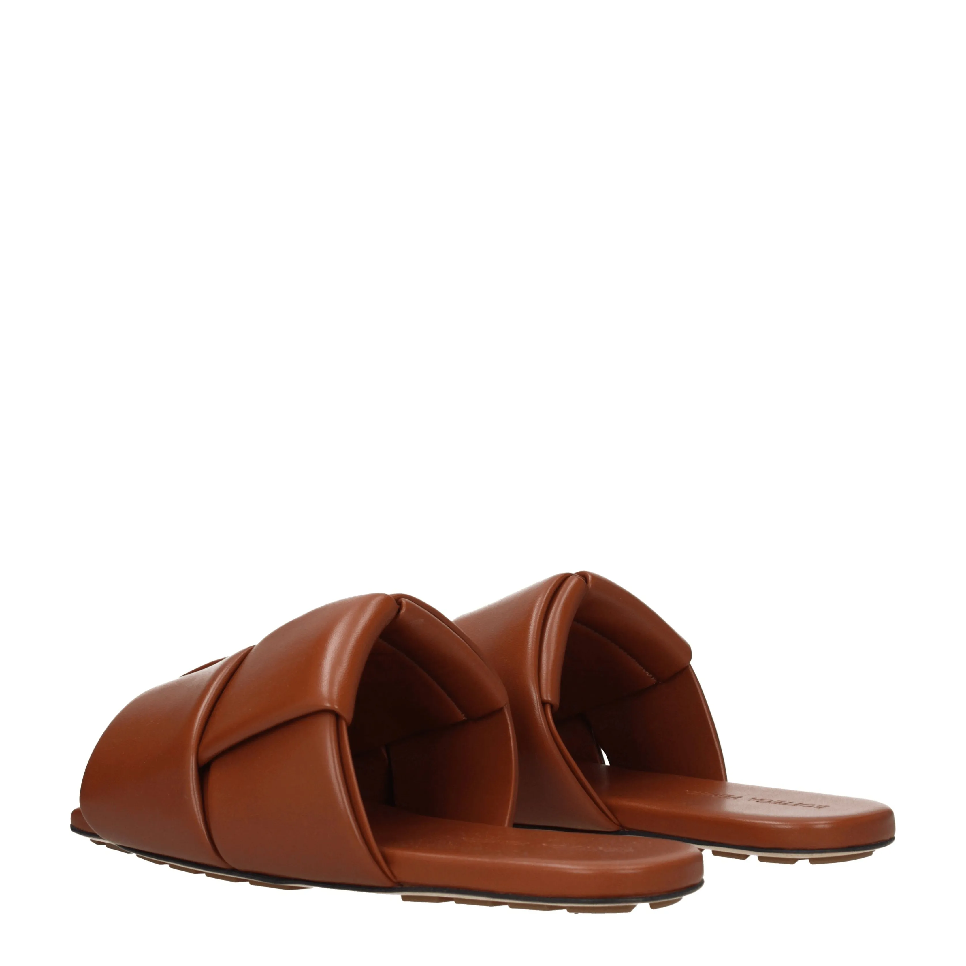 Bottega Veneta Ciabatte e Zoccoli Uomo Pelle Marrone/Caramello