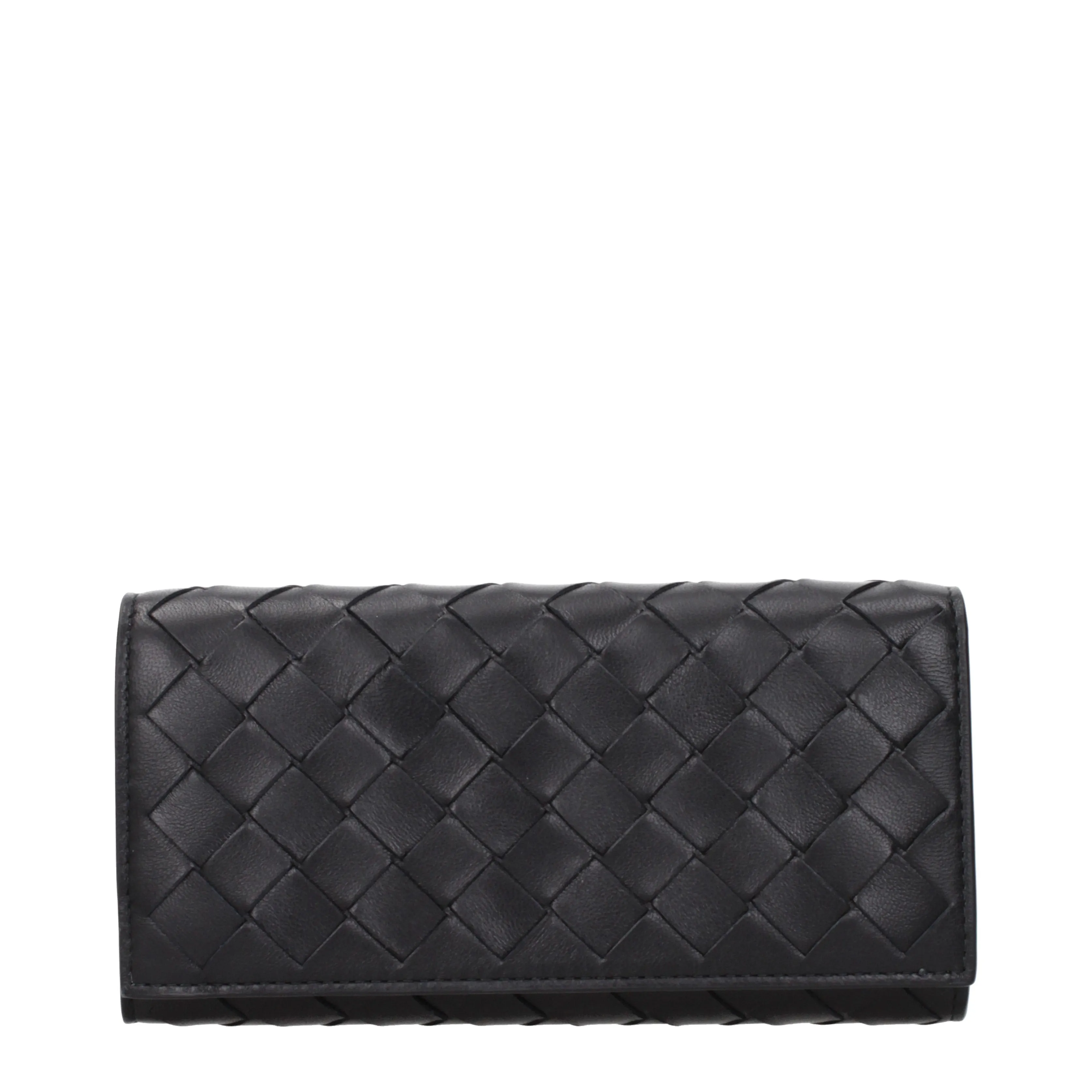 Bottega Veneta Portafogli Donna Pelle Nero