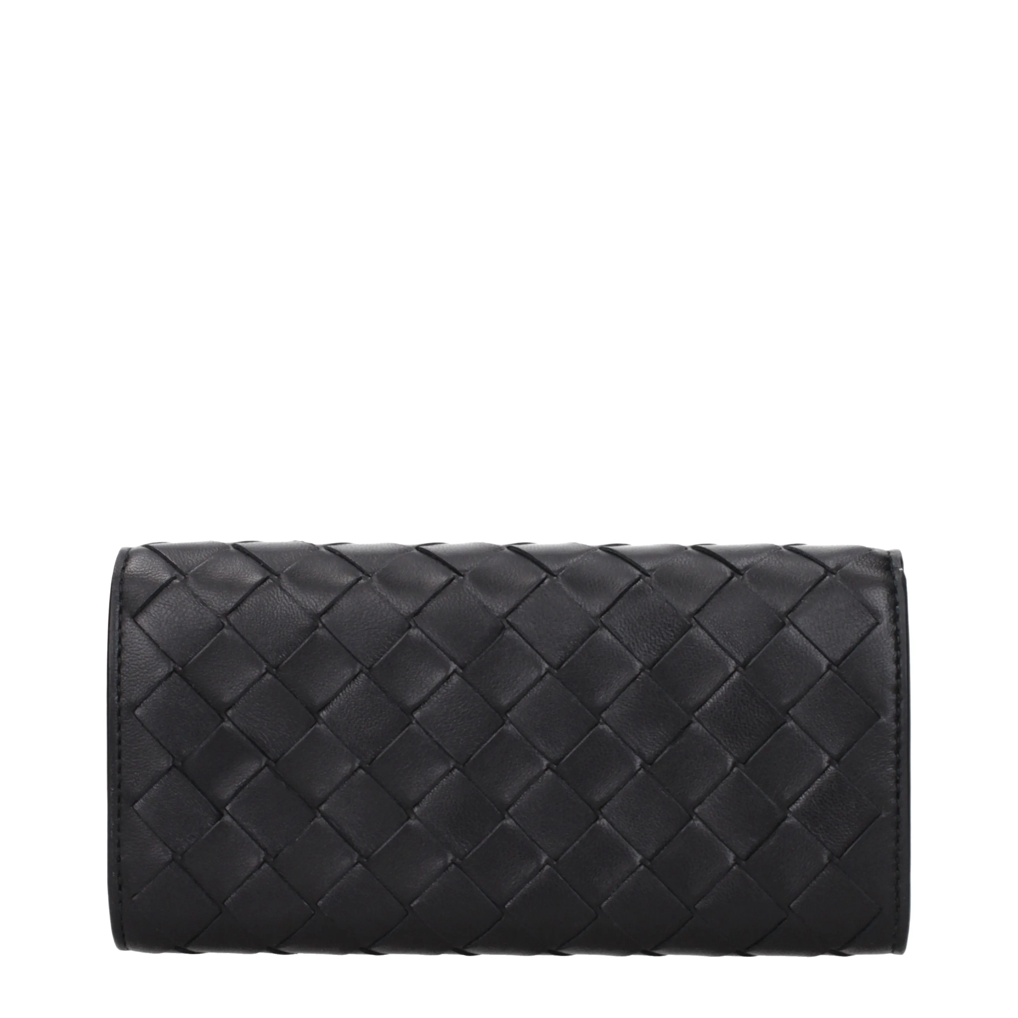 Bottega Veneta Portafogli Donna Pelle Nero