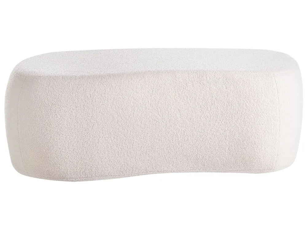 Boucle Pouffe Off White BAYARD