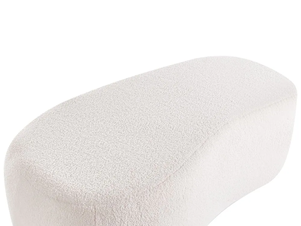 Boucle Pouffe Off White BAYARD