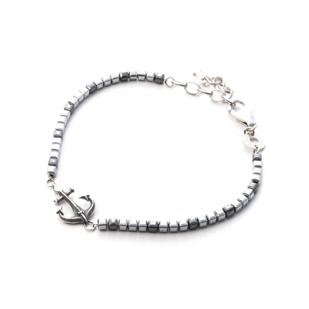 Bracciale Cesare Paciotti in Argento | Ancora – Ice Cube – JPBR1981V