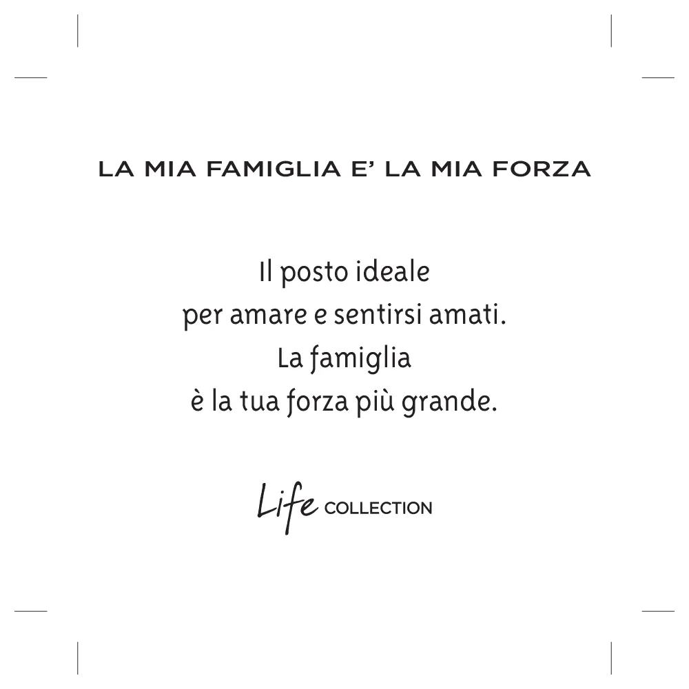 Bracciale Kidult in Acciaio La Famiglia È La Mia Forza – Family – 731808