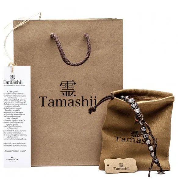 Bracciale Tamashii agata verde persia striata bhs900-161