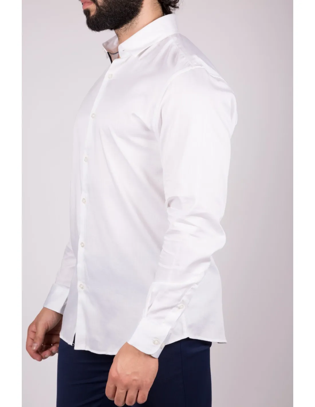 Camicia bianca uomo Slhslimflex-park Selected