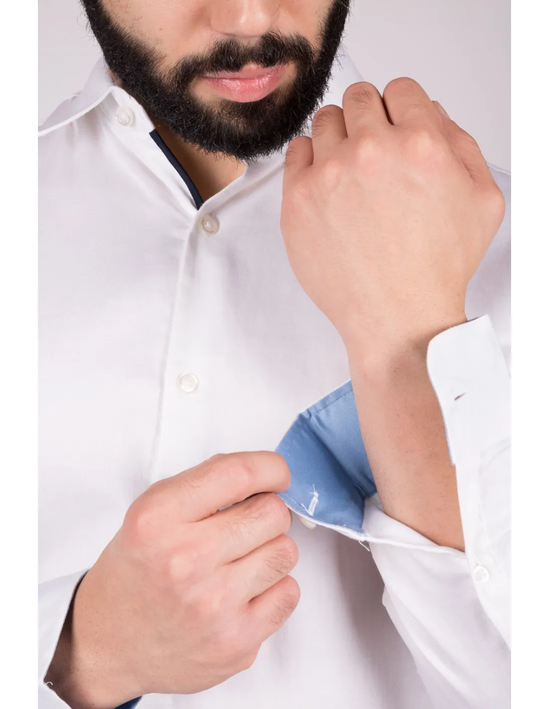 Camicia bianca uomo Slhslimflex-park Selected