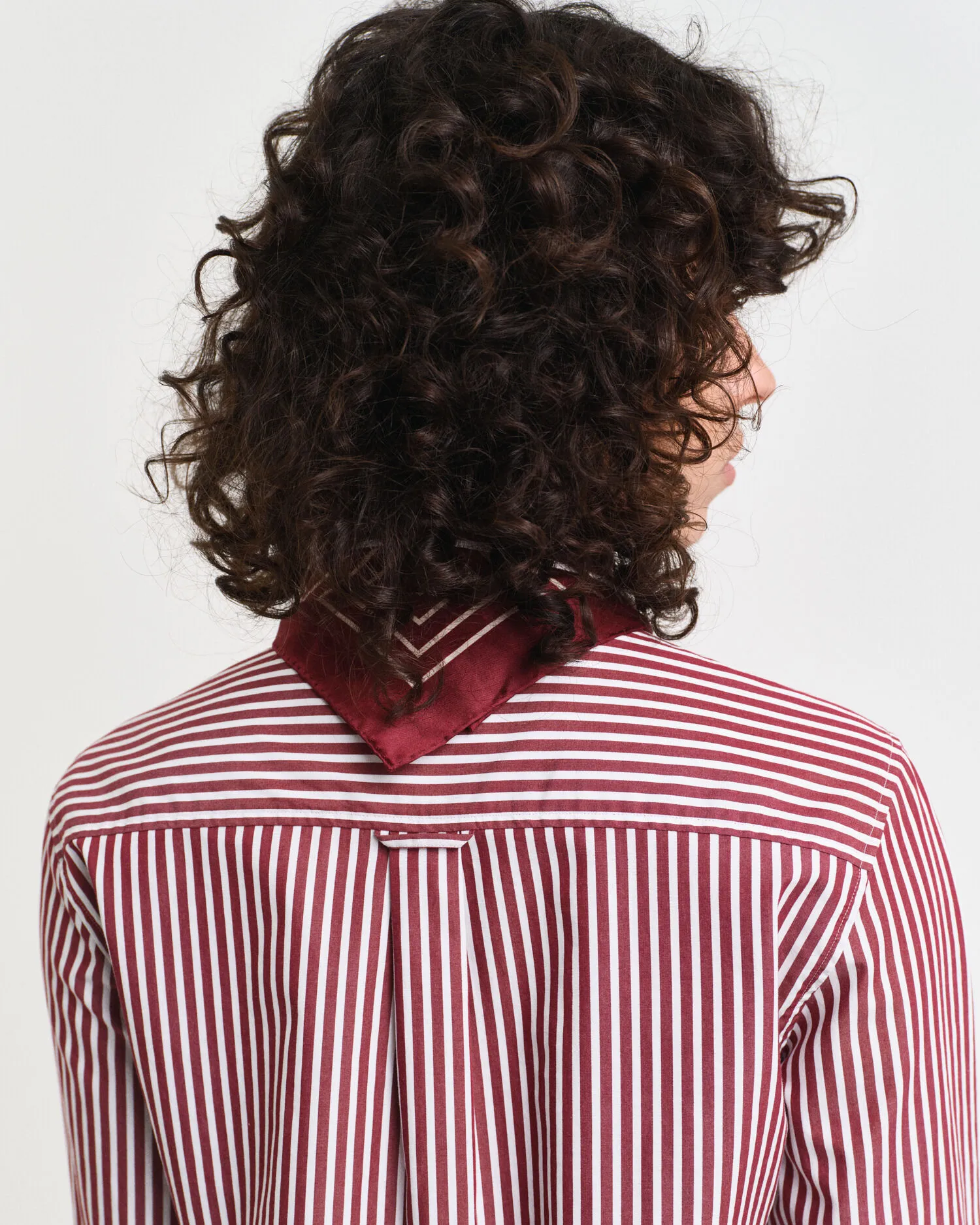 Camicia classica in popeline a righe regular fit    