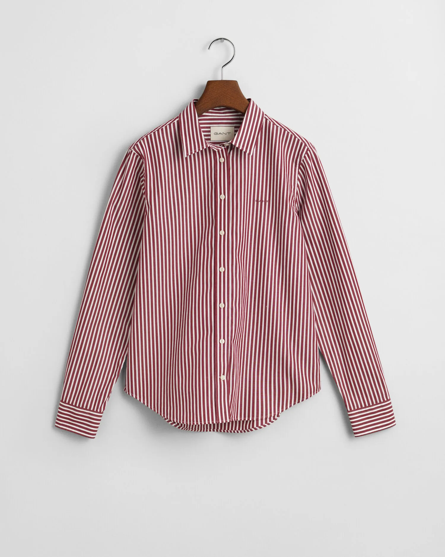 Camicia classica in popeline a righe regular fit    