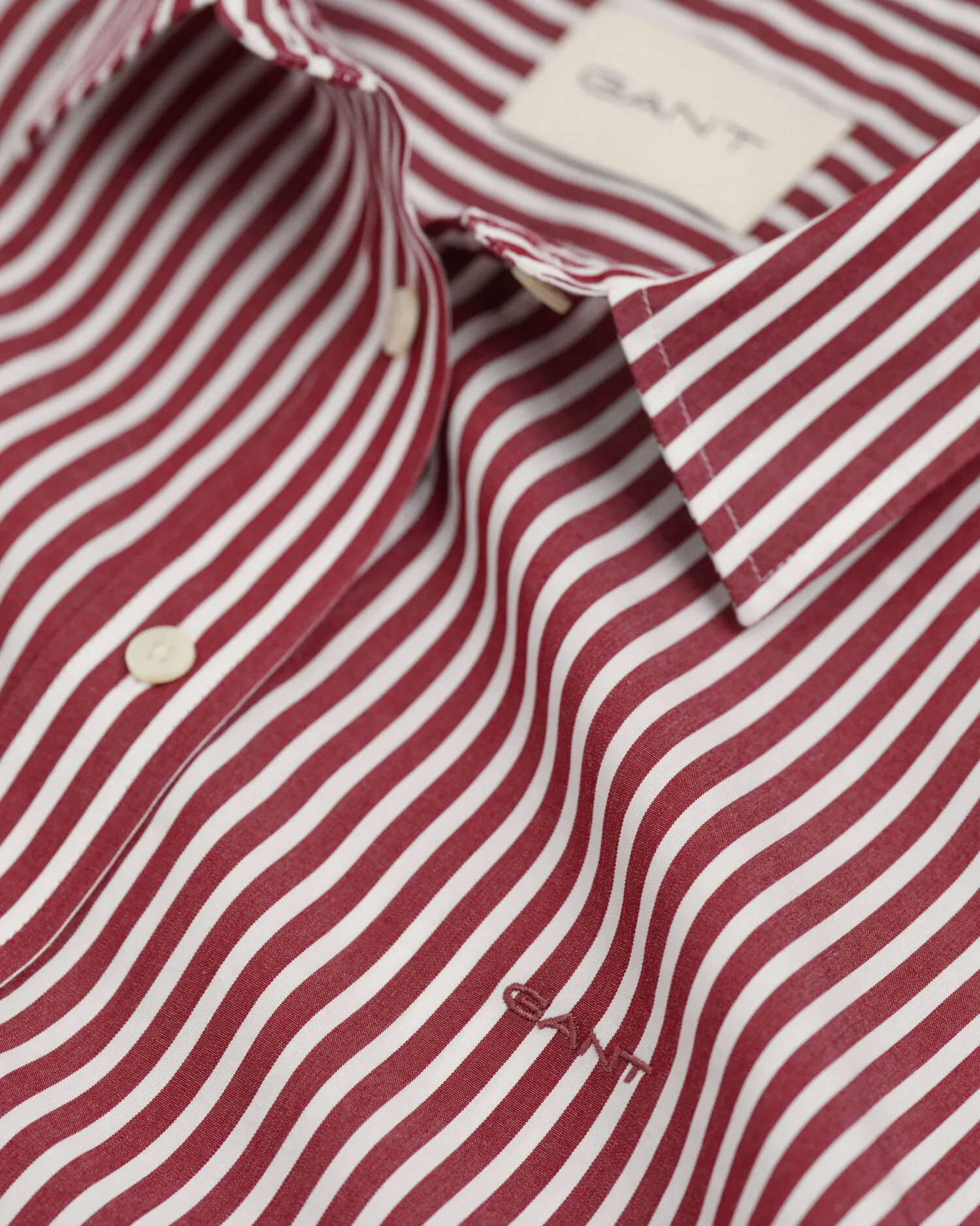 Camicia classica in popeline a righe regular fit    