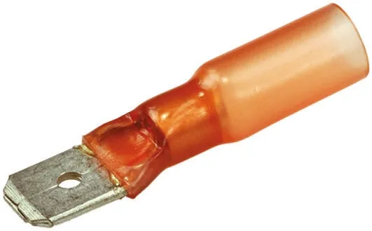 Capicorda femmina TE Connectivity Maschio, Isolato, linguetta 6.35 x 0.8mm