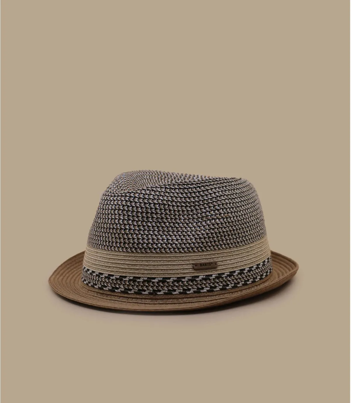   cappello trilby di paglia beige     Fluoriet natural     