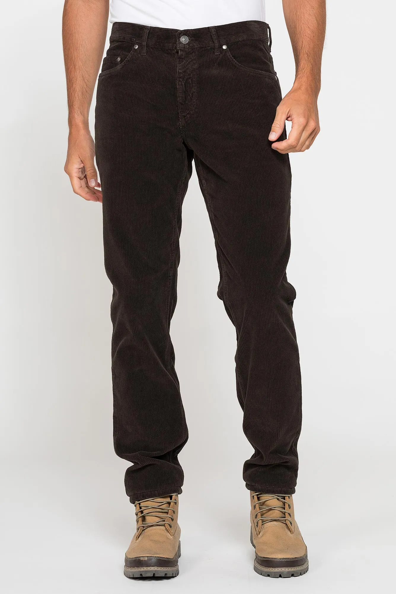 Carrera  ---------    ------------Pantalone in velluto 500 righe mod. 700 regolare - marrone