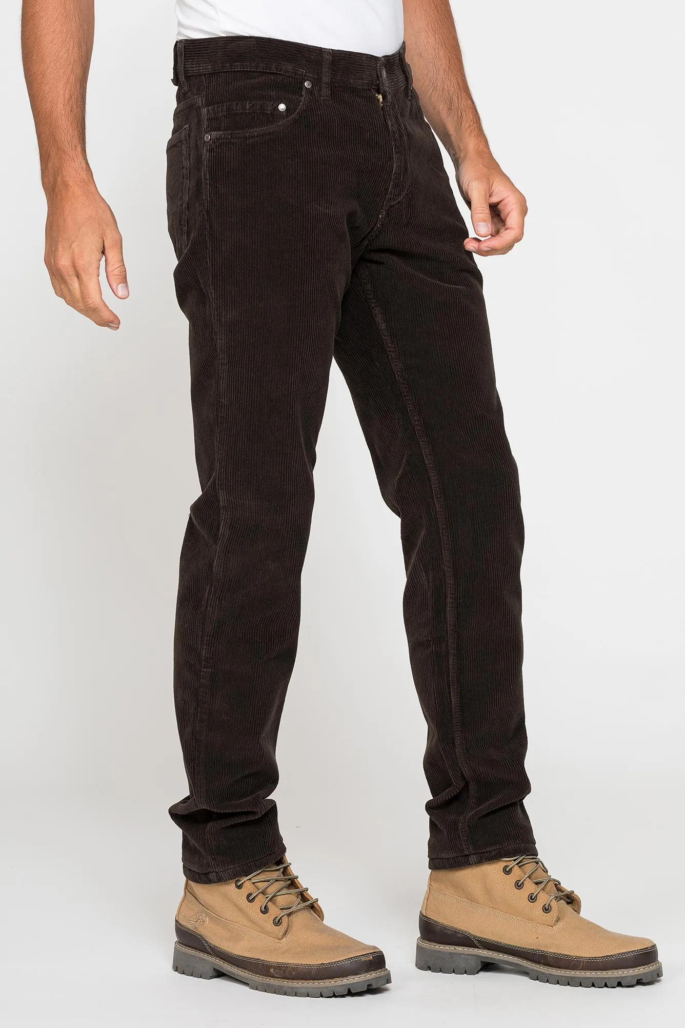 Carrera  ---------    ------------Pantalone in velluto 500 righe mod. 700 regolare - marrone