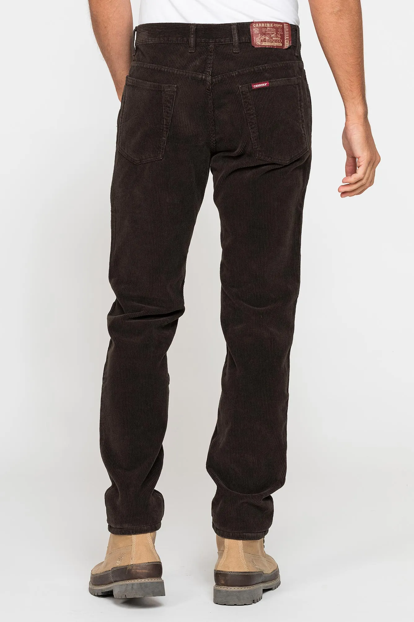 Carrera  ---------    ------------Pantalone in velluto 500 righe mod. 700 regolare - marrone