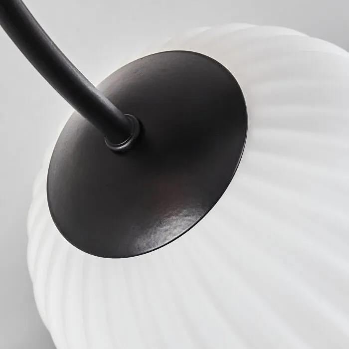 Chehalis Plafoniera - Vetro Nero, 6-Luci