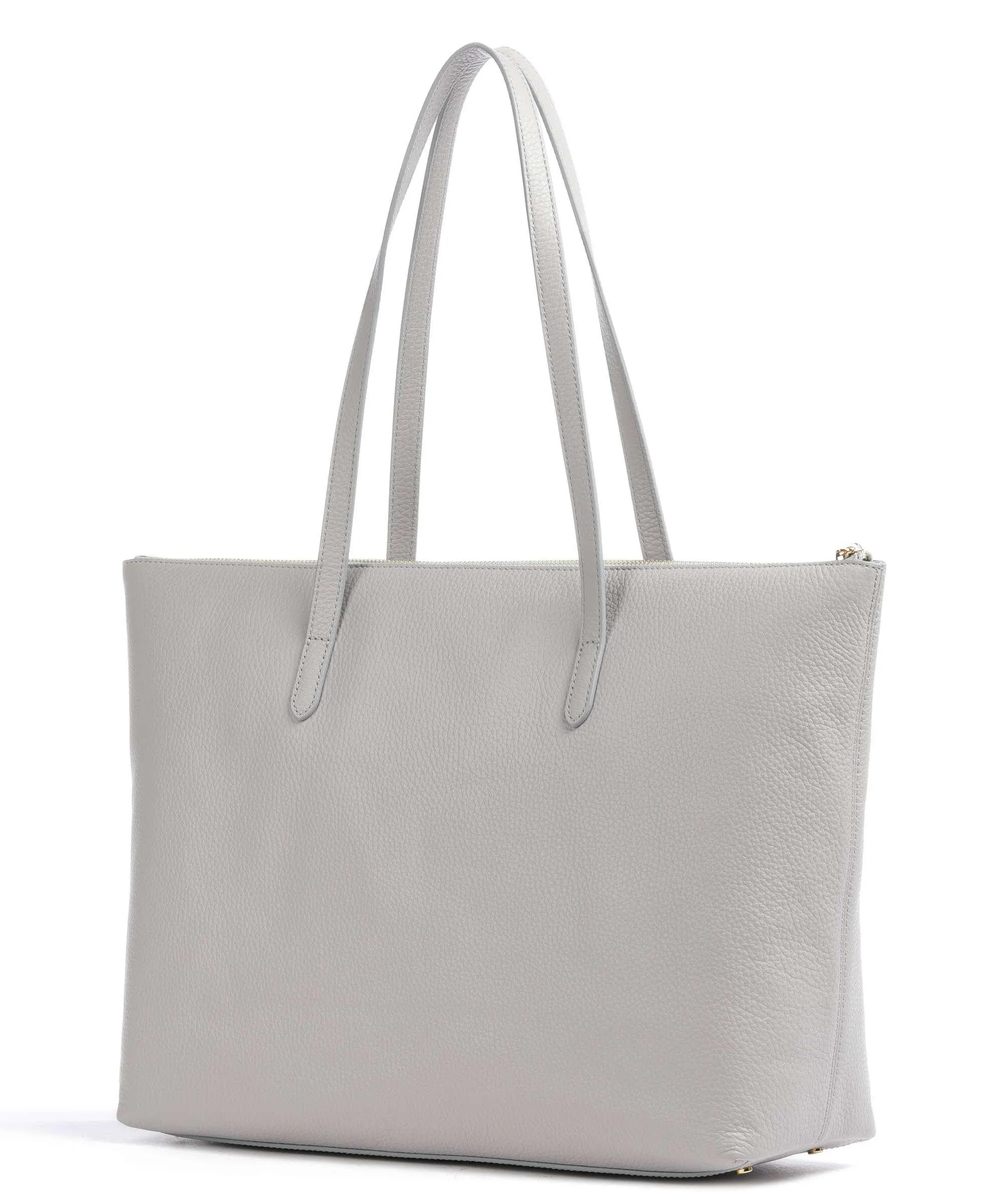  Coccinelle Gleen Borsa shopper pelle granulata grigio chiaro  