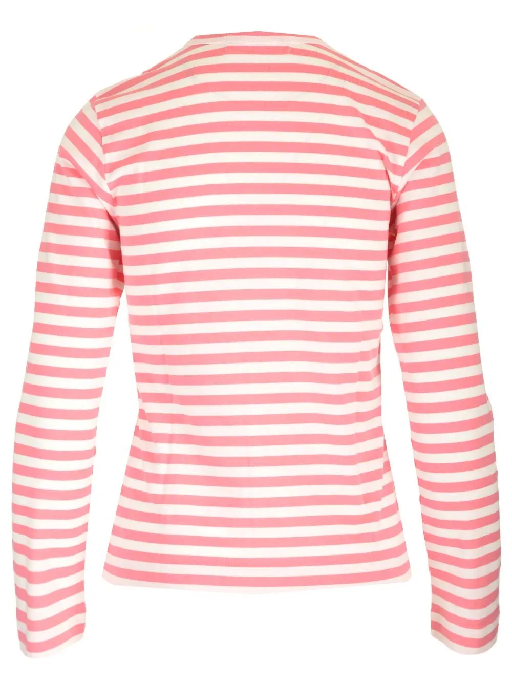   Comme Des Garcons Play  T-shirt maniche lunghe a righe  