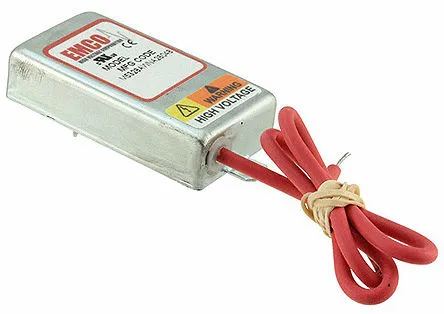 Convertitore c.c.-c.c. 1W, Vin 11,5 → 16 V c.c., Vout -10kV